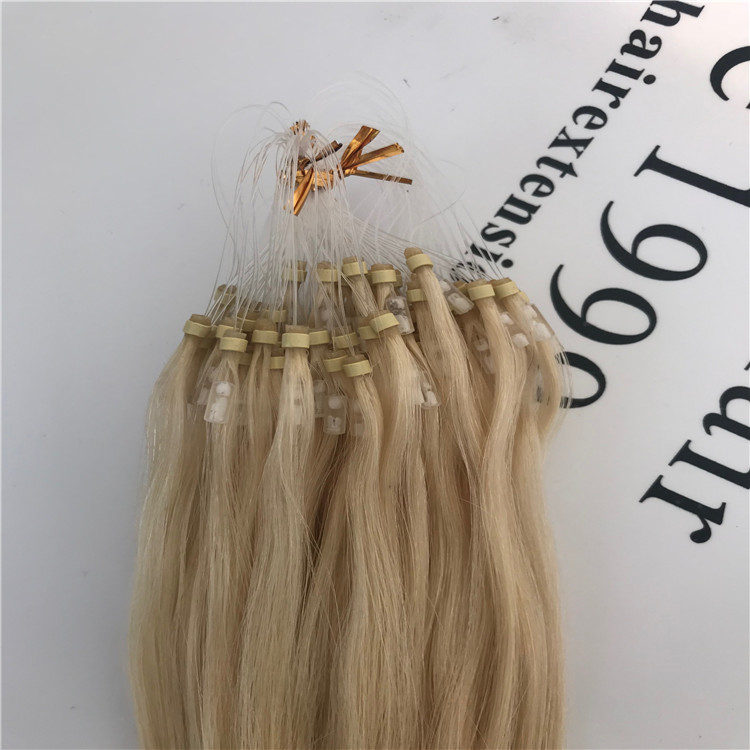 Blonde micro ring hair  H11